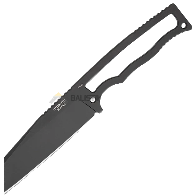 Halfbreed Blades CFK-04 Kompakt Wharncliffe Sabit Bıçak (Siyah)
