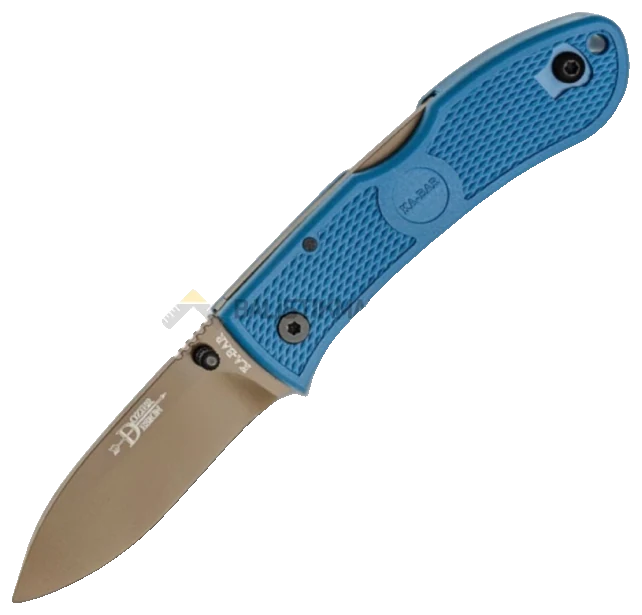 Ka-Bar 4062D2 Dozier Hunter Çakı (Mavi Bronz)
