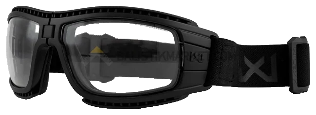 Wiley X Lynx Google Balistik Gözlük, Şeffaf/Gri Lens (Siyah)