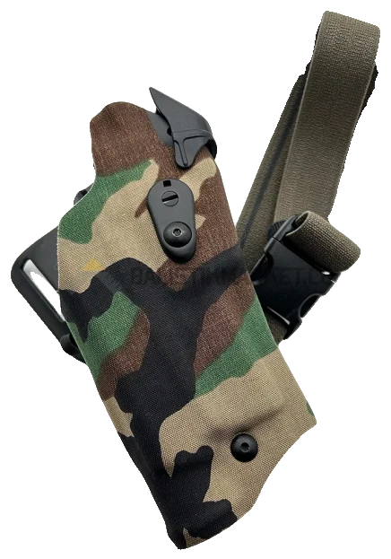 Safariland 6354RDS - ALS Woodland Camo Surefire X300U Uyumlu Glock 19 Tabanca Kılıfı