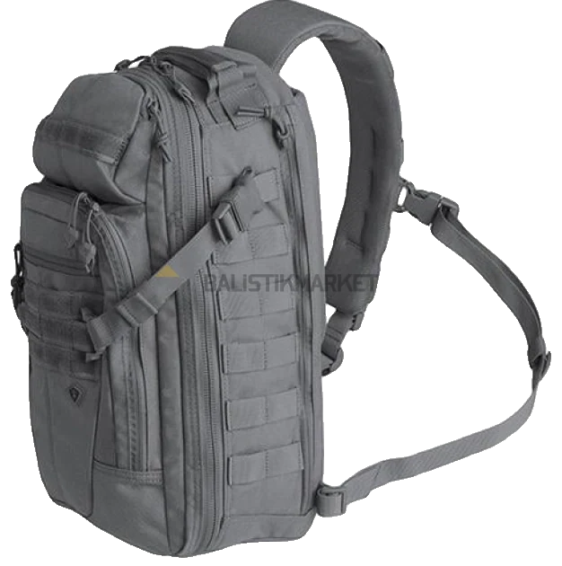 First Tactical Crosshatch Sling Çanta 19L (Gri)