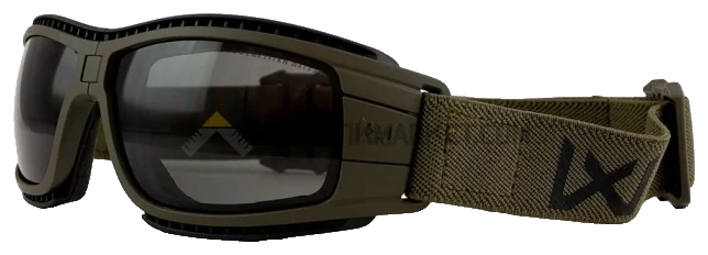 Wiley X Lynx Google Balistik Gözlük, Şeffaf/Gri Lens (Ranger Green)