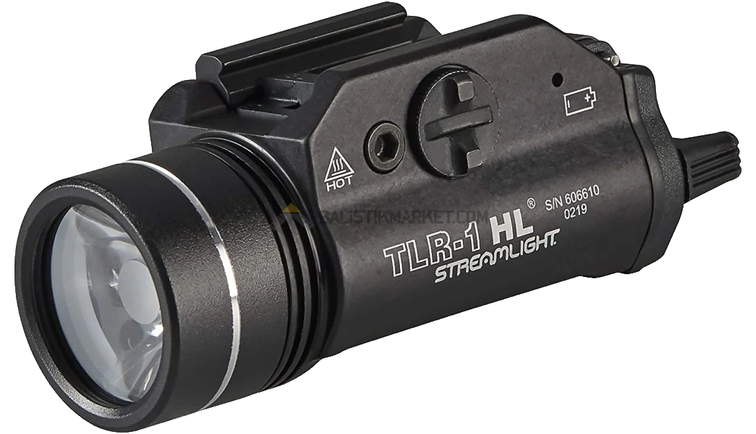 Streamlight TLR-1 HL 1000 Lümen Taktiksel Tabanca Feneri (Siyah)
