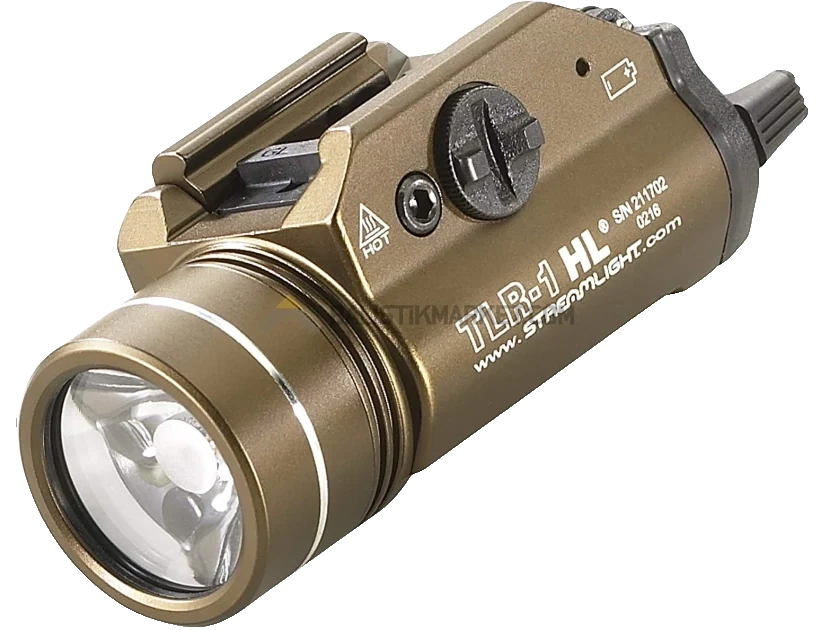 Streamlight TLR-1 HL 1000 Lümen Taktiksel Tabanca Feneri (Flat Dark Earth Brown)