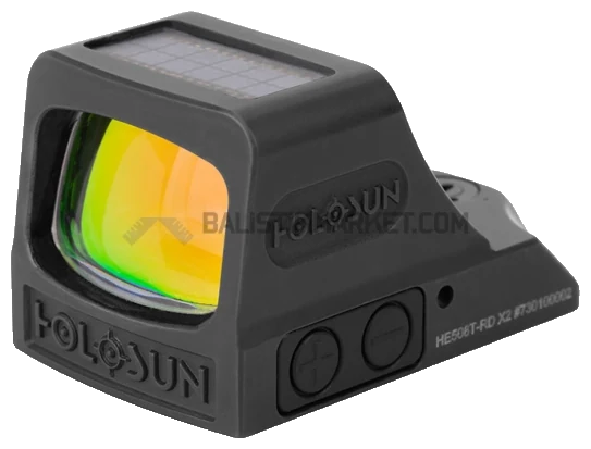 Holosun HE508T-RD X2 Titanium Solar Multi-Reticle Red Dot (2 MOA & 32 MOA Circle)