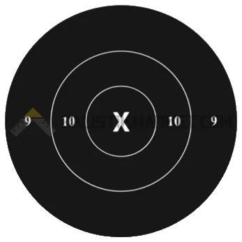 Champion Target 25 Metre Zamanlı NRA Hızlı Hedef Kağıdı (12 Adet)