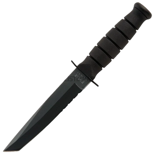 Ka-Bar 5055 Short Tanto Serrated Sabit Bıçak (Kydex Kılıflı)