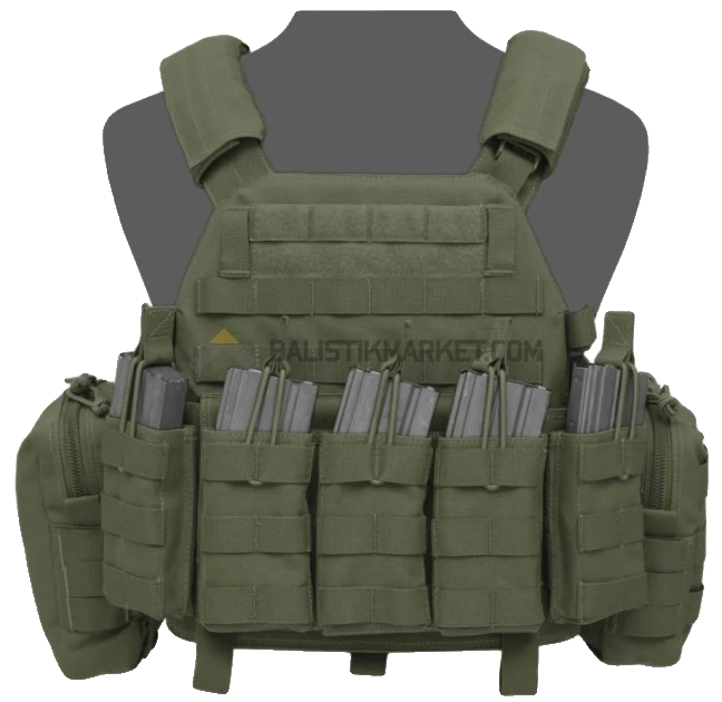 Warrior Assault Systems DCS 5.56mm Base Carrier Plaka Taşıyıcı (Od Green)