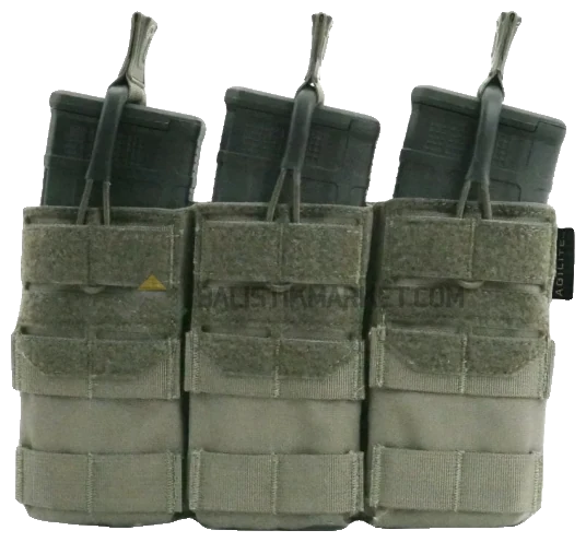 Agilite Gear AG3 5.56 Triple Şarjör Cebi (Ranger Green)