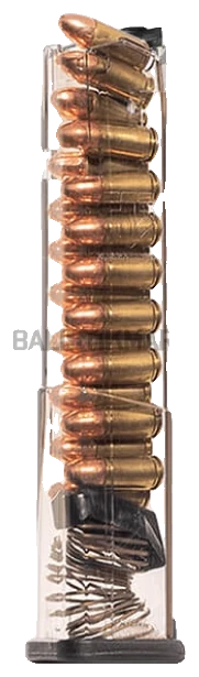 ETS Glock 43X/48, 19 Kapasiteli Şeffaf Şarjör