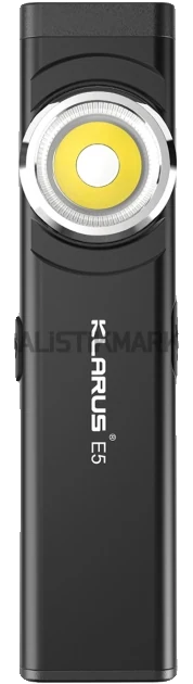 Klarus E5 Plus Ultra Slim Triple-Lights 650 Lümen El Feneri (Siyah)