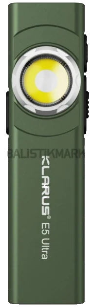 Klarus E5 Ultra 850 Lümen El Feneri (Yeşil)