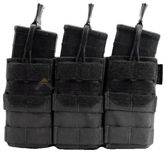 Agilite Gear AG3 5.56 Triple Şarjör Cebi (Siyah)