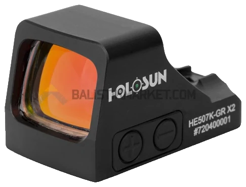 Holosun HE507K-GR X2 Classic Multi-Reticle Green Dot (2 MOA & 32 MOA Circle)