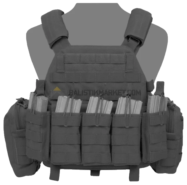 Warrior Assault Systems DCS 5.56mm Base Carrier Plaka Taşıyıcı (Siyah)