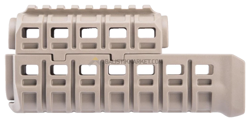 Dlg Tactical AK47/74 Heat Shield Polimer M-LOK El Kundağı (Tan)