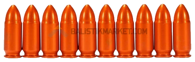 A-Zoom 9x19 Luger Turuncu Snap-Cap (10 Adet)