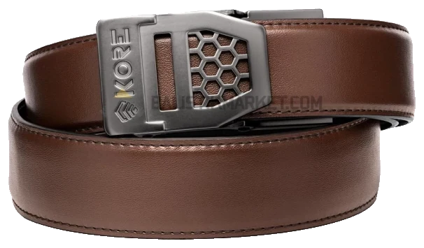 Kore 1.5'' Armortek X6 Gunmetal Silah Kemeri (Kahverengi)