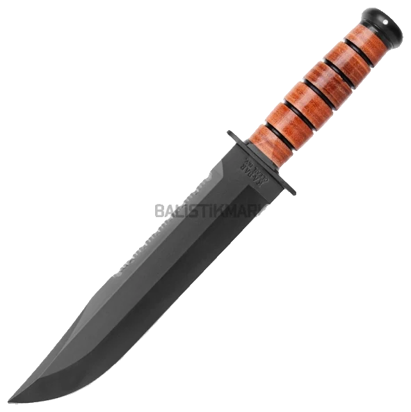 Ka-Bar 2217 Leather Handled Big Brother Sabit Bıçak