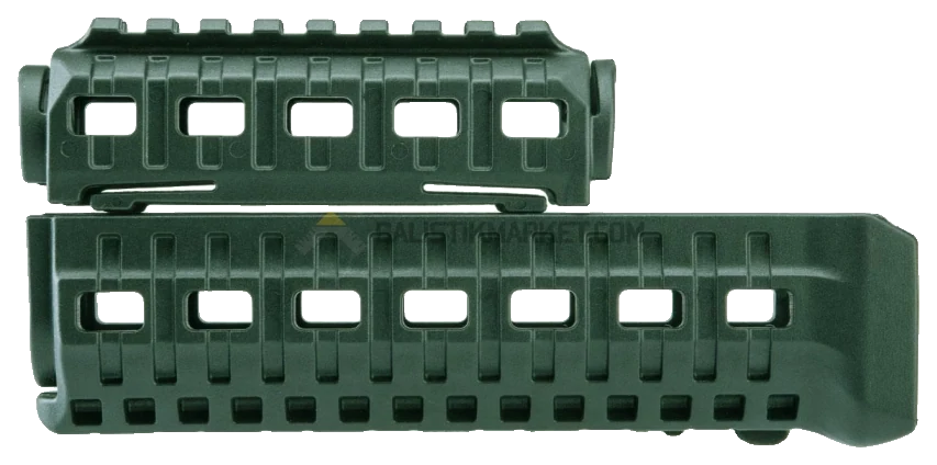 Dlg Tactical AK47/74 Polimer M-LOK El Kundağı (Yeşil)