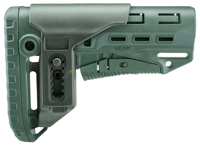 Dlg Tactical TBS Compact CCP Yanak Aparatlı Dipçik (Yeşil)