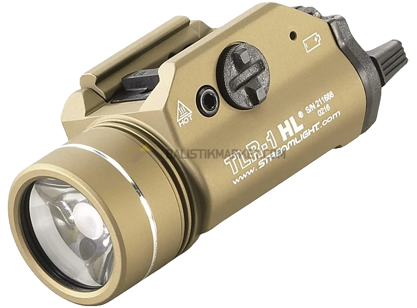Streamlight TLR-1 HL 1000 Lümen Taktiksel Tabanca Feneri (Flat Dark Earth)