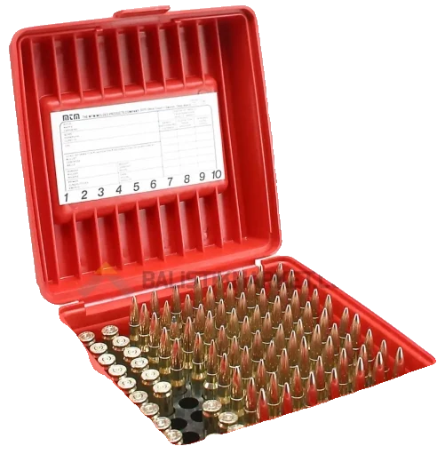 MTM Case-Gard R-100 Deluxe, 100 Kapasiteli Fişek Kutusu (Kırmızı)