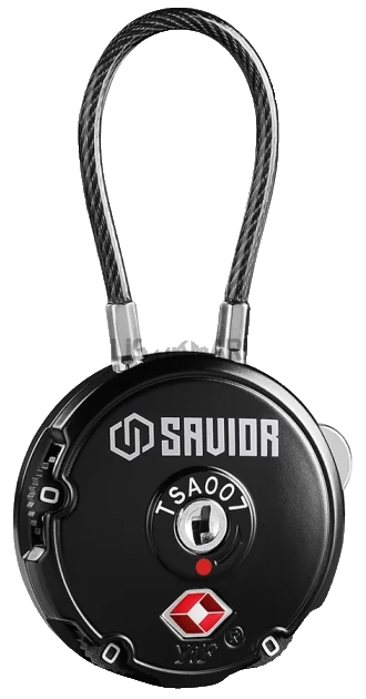 Savior Equipment 3 Hane Asma Kilit (Siyah)