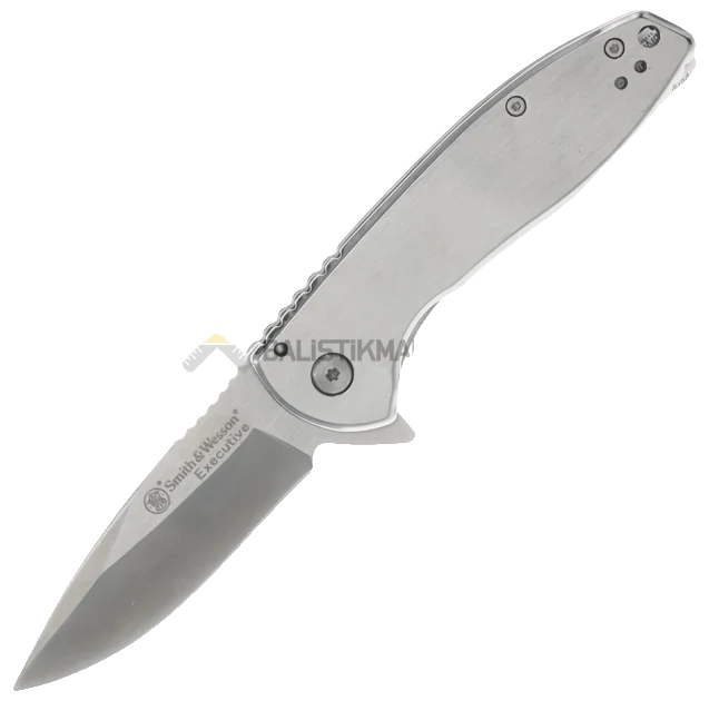 Smith & Wesson Executie Platinum Satin Drop Point Çakı