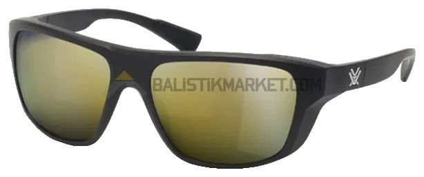 Vortex Jackal Balistik Gözlük, Gold Lens (Siyah, Amber)