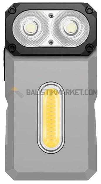 Klarus E8 Triple-Light 1000 Lümen El Feneri (Gri)
