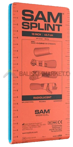 Sam Splint Kırık Sabitleme Ateli, 18"